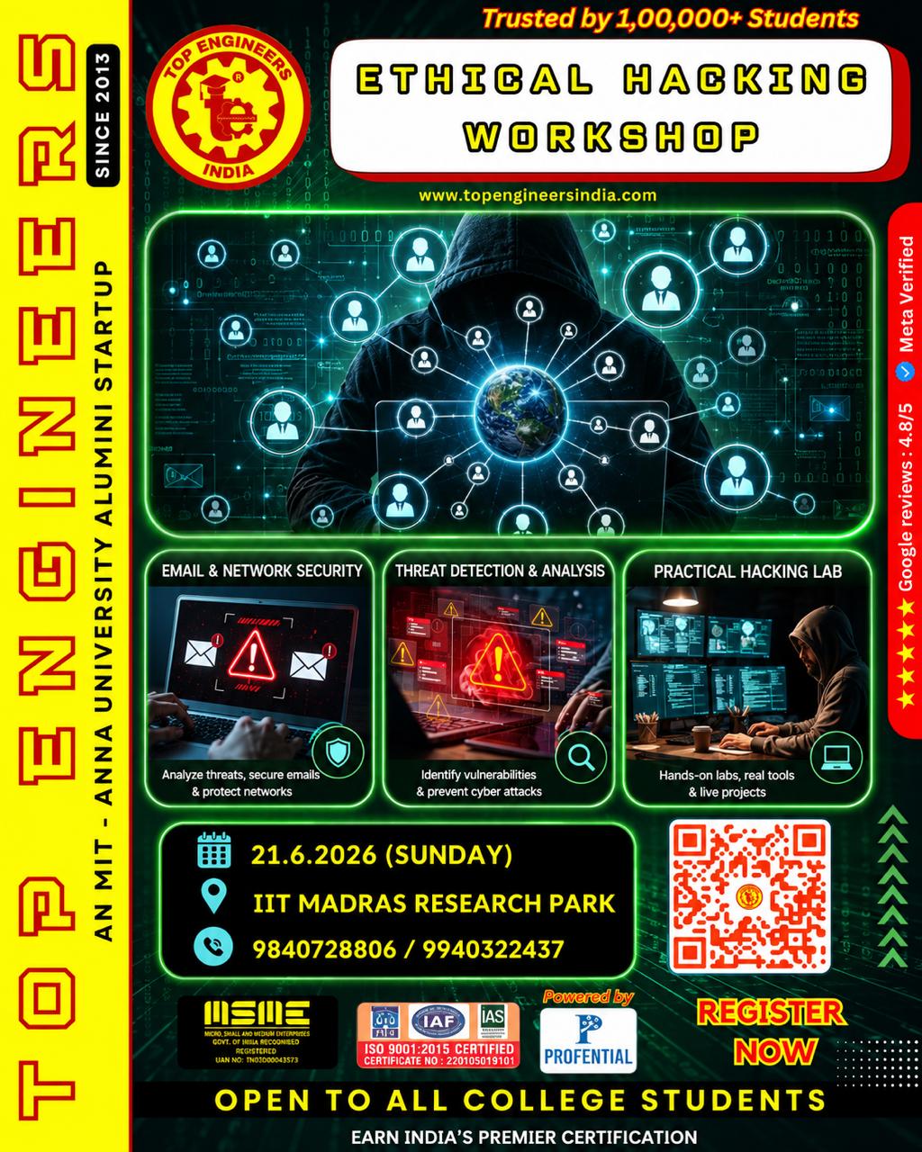 Ethical Hacking Workshop 2026 Workshop Poster 